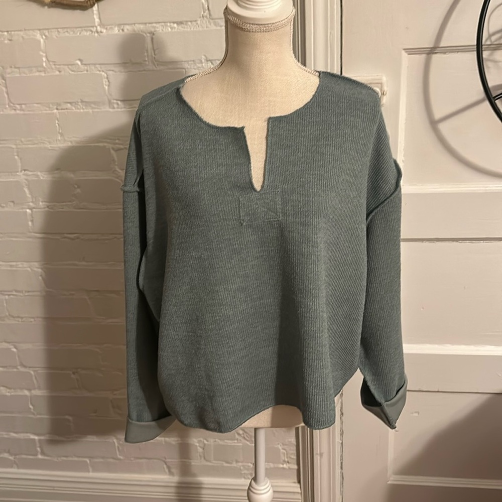 Urban Outfitters oversized slouchy v neck sweatshirt
